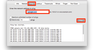 Cara Ping di Macbook